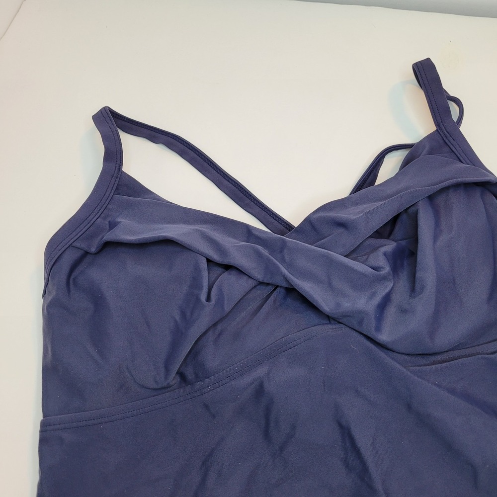 Athleta Twister Tankini Blue (read) size 38 B/C